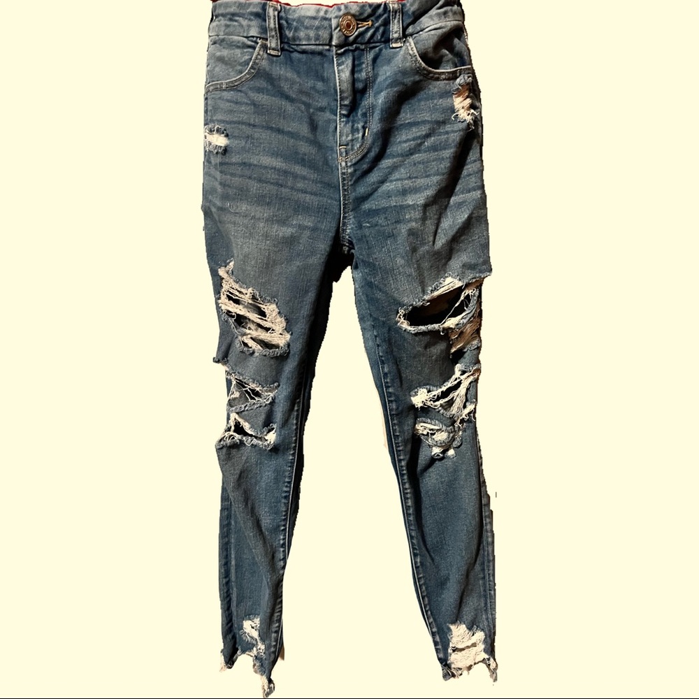 American Eagle jeans high rise super skinny size 28